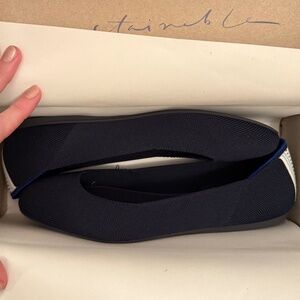 Rothy's navy blue flats